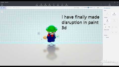 DISRUPTION BAMBI IN PAINT 3D (no audio)