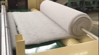 HFJ-88 Soft wadding roll production line for bed quilt, blanket, comforter, mattress cover,padding screenshot 4
