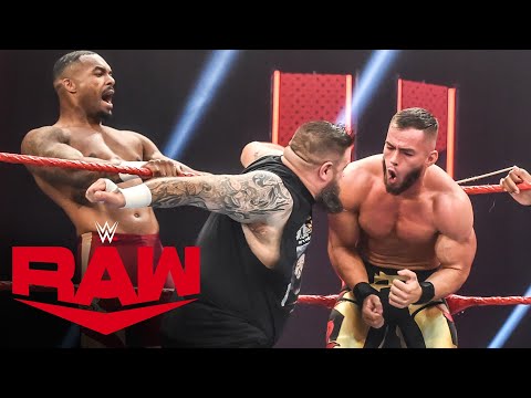 The Street Profits & Kevin Owens vs. Seth Rollins, Austin Theory & Angel Garza: Raw, March 30, 2020