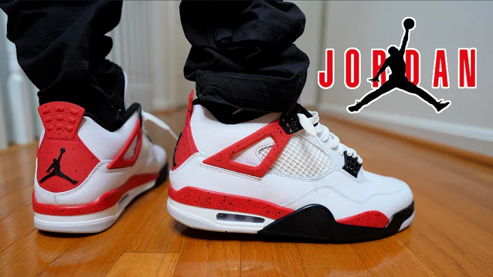 JORDAN 4 RED CEMENT REVIEW & ON FEET | WILL THESE SIT OR SELLOUT ???
