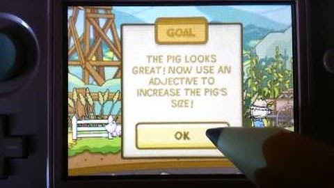 Scribblenauts Unlimited 3DS Tutorial @ Edwins Farm