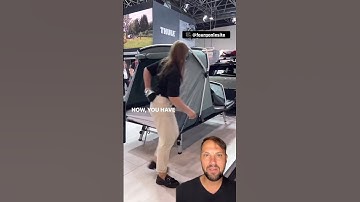 MUST SEE! New Foldable Camping Tent From THULE - OutSet Hitch Camp #camping #camper #outdoorlife