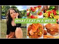 EVERYTHING i eat in a week at university! (healthy + realistic for weight loss)