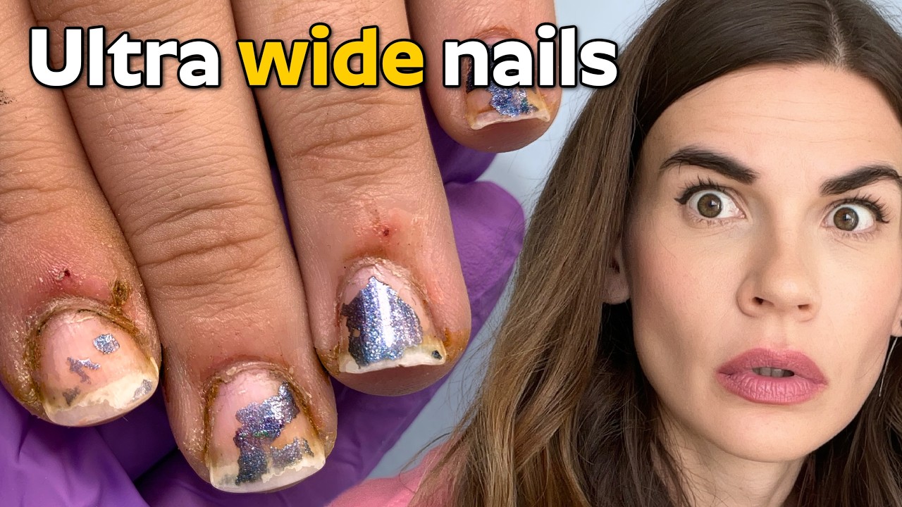 Измените форму самых широких ногтей, с которыми я когда-либо работала