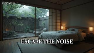 12-Hour Gentle Rain and Soft Piano ASMR in a Forest Retreat for Stress Relief and Sleep
