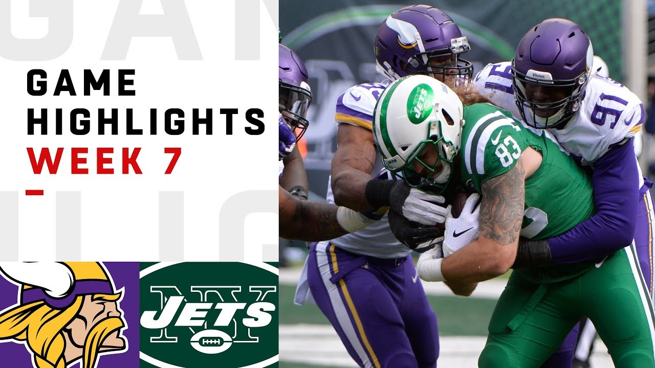 Vikings vs. Jets Week 7 Highlights