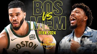 Boston Celtics vs Memphis Grizzlies Full Game Highlights | February 4, 2024 | FreeDawkins