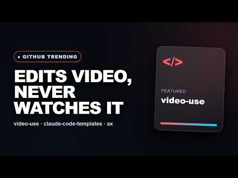 Top 5 GitHub Today: Edit Videos With Coding Agents