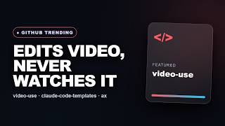 Full Top 5 GitHub Today: Edit Videos With Coding Agents Update