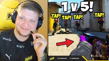 S1MPLE DID THE IMPOSSIBLE AGAIN!! INSANE 1V5 CLUTCH! CSGO Twitch Clips