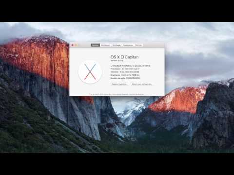 Mac OS X El Capitan - Modifier la configuration des serveurs IMAP et SMTP