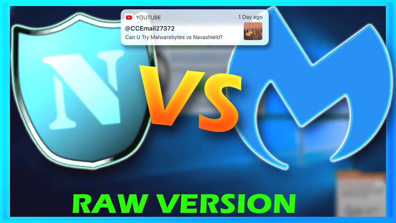 MalwareBytes Antivirus VS NavaShield Rogue! | Antivirus Test (Raw ...