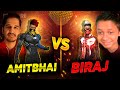AmitBhai Vs BIRAJ || 1 vs 1 Clash Squad || Desi Gamers