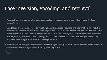 Face Inversion Effect