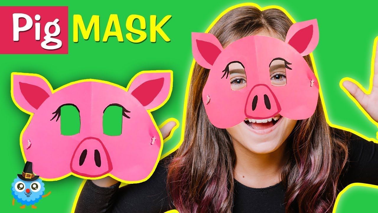 Ganar hoy salón How to Make Pig Mask | 2021 Chinese New Year DIY [4K] - YouTube