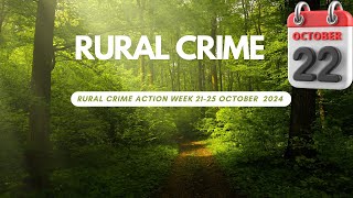 National Rural Crime ACTION Week 2024