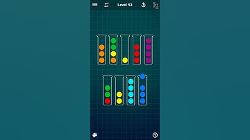 Ball Sort Puzzle Level 53 (Colour Sorting Games)