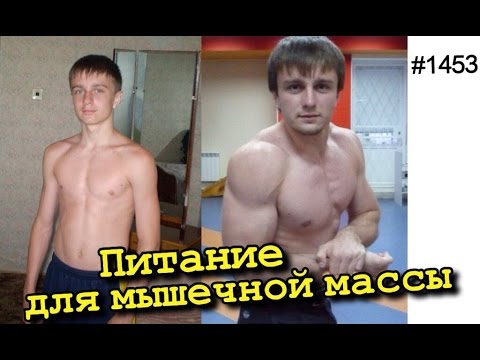 Правильное питание для набора мышечной массы для мужчин и подростков. Продукты