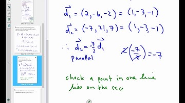 MCV4U Equations of Vectors in 3D
