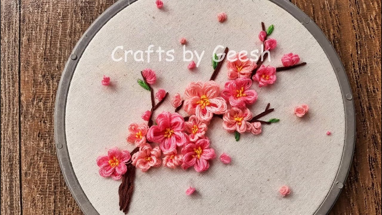 Cherry Blossom Cross Stitch Kit by Loops & Threads®