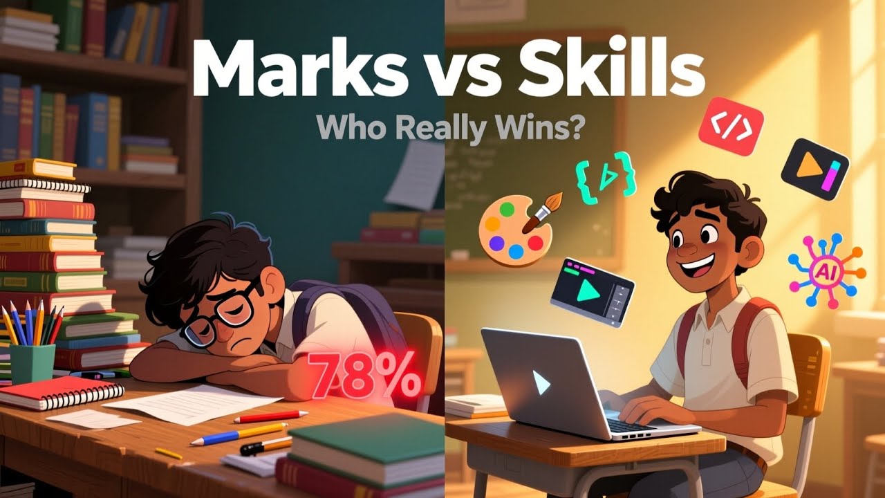💡 Marks vs Skills – The Story Every Student Must Hear - YouTube