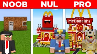 MCDONALD'S de gros NOOB vs PRO sur Minecraft !