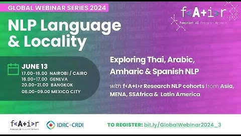 Fa+ir | Feminist AI Research Network: Global NLP,  Language & Locality