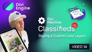 Divi Machine Classifieds: Styling our Classifieds Custom Loop Layout - Free Divi Course 14