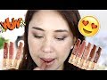 💄TOO FACED INTENSE COLOR COCONUT BUTTER LIPSTICK | 💋LIP SWATCH/REVIEW