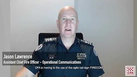 Change to operational call-sign - VICFIRE now called FIRECOM