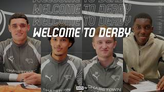 WELCOME TO DERBY | Alfie Halliwell, Zach Van Der Graaf, Zach Marsh and Eterne Djedje