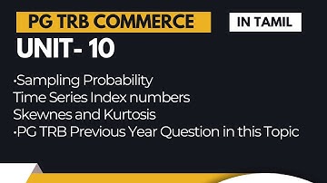 PG TRB COMMERCE UNIT - 10 and PG TRB Previous Year Question in this Topic