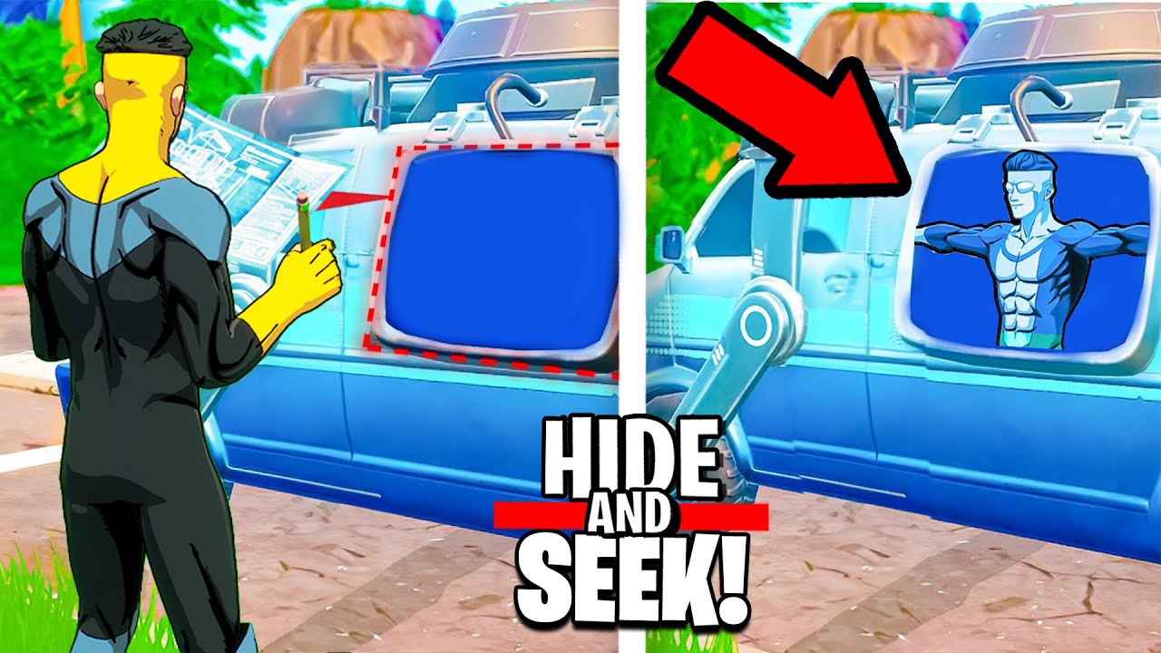 HIDE and SEEK aber jeder BAUT sein VERSTECK (UNFAIR)