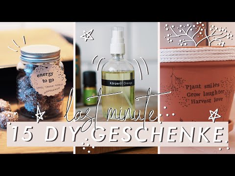 15 DIY last minute Geschenkideen für Weihnachten & Co - für jede*n was