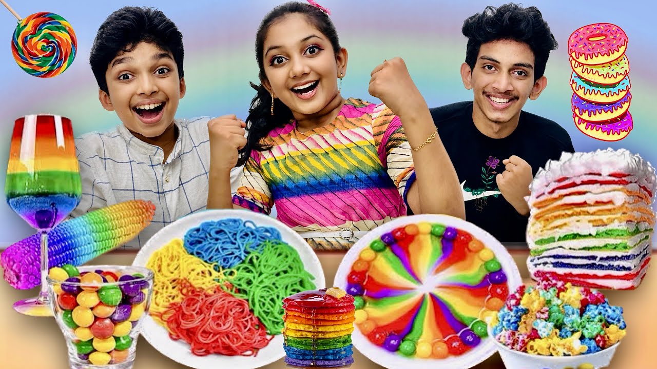 RAINBOW FOOD CHALLENGE🌈 