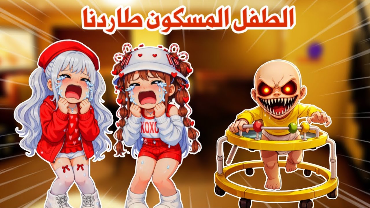 اهتمينا بالطفل المسكون للمره الثانية😰بس هذي المره صار مرعب أكثر😭| baby in yellow 