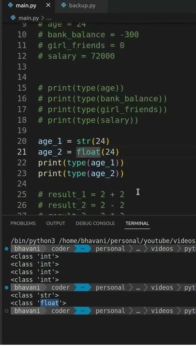 Python tutorial | Integer data type | Type casting | Operations | Tamil ...