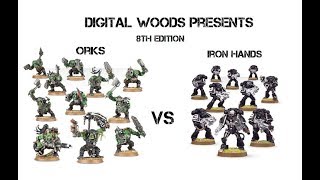 (Fixed)Orkz vs Space Marines (Old Codex) 500 Point Battle Report