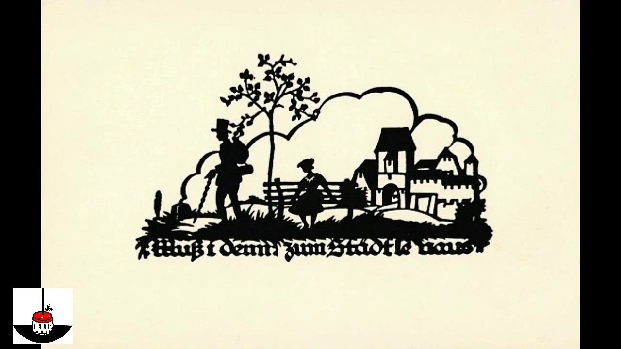 Deutsche Volkslieder (Folge 03): Muss i denn, muss i denn zum Städtele hinaus (mit Notentext)