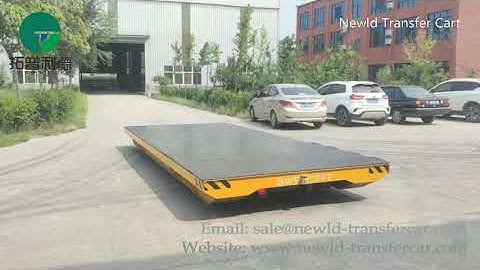 Customized Transfer Cart, 20T Trackless Steerable Transfer Trolley