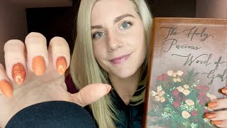 Christian ASMR | Box, Leather Bible, and Fabric Sounds | Unboxing My New Bible ️