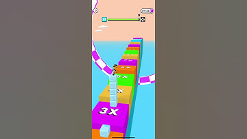 Cube Surfer Android and IOS Gaming Videos walkthrough #shorts