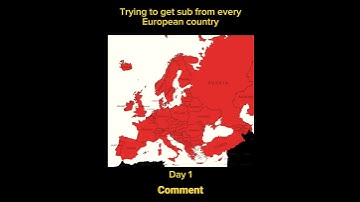 Trying to get sub from every European country. Day 1 #europe #shorts #subscribe