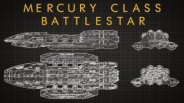 Battlestar Galactica: Mercury Class Battlestar - Ship Breakdown