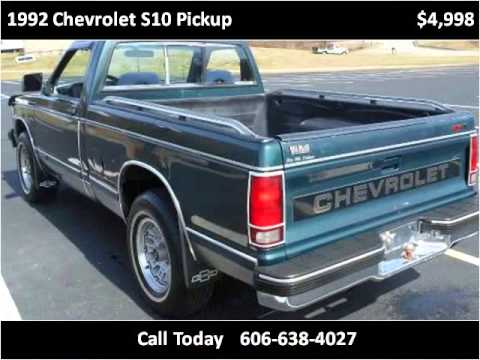 chevrolet s10 pickup 1992