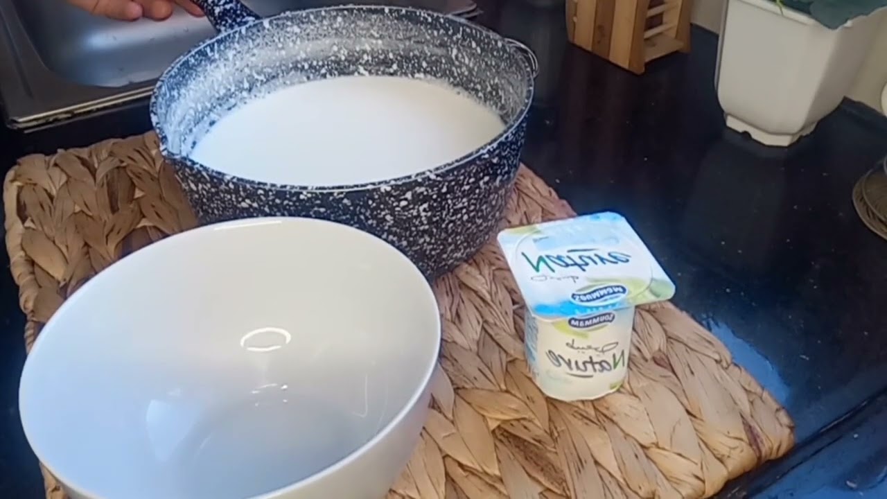 وصفة ياغورت الطبيعي صنع منزلي بالحليب شكارة وعلى طريقتي خاصة بأقل تكلفة إقتصادي وناجح%