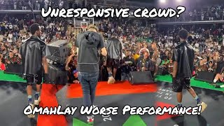 OmahLay In Pains As He Got The Worse! Performance Live In France! See What Happened