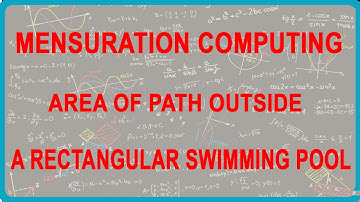 1128. Mensuration   Computing Area of Path outside a Rectangular Swimming Pool
