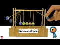How To Make Amazing Newton S Cradle From Cardboard mp3