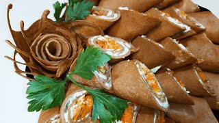 This SNACK WILL BE BEAUTIFUL TO ANY HOLIDAY TABLE! Delicious rolls with filling.